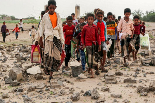 Barco cargado con cereales ucranianos parte hacia Yemen