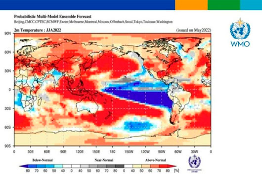 Naciones Unidas afirma que fenómeno climático “La Niña” podría durar hasta 2023