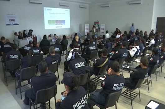 Capacita CESESP a policías sobre protocolo de atención del 911 
