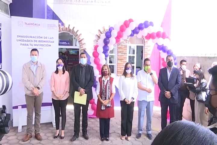 La gobernadora Lorena Cuéllar inauguró la “Unidad de bienestar para tu nutrición” en Contla 