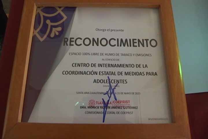 Recibe CICESMA certificado como espacio libre de humo 