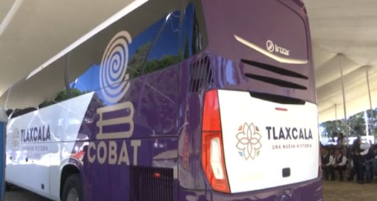 Nuevo autobús del Cobat facilitará el traslado de estudiantes