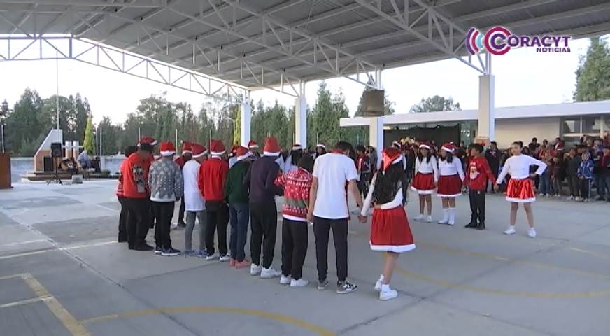 Participaron estudiantes de la Secundaria Técnica No.57 en tradicional posada