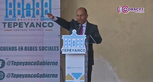 Toma protesta William Zainos Flores como presidente municipal de Tepeyanco 
