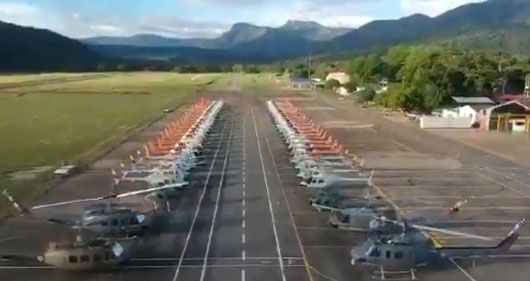 Mueren 8 militares tras colapsar helicóptero en Colombia