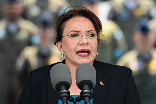 Presidenta de Honduras denuncia un 