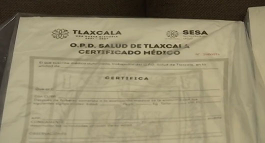 Expide Centro de Salud Urbano de Chiautempan certificados médicos para inscripciones  