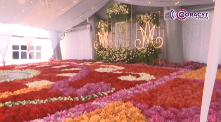 Inician actividades en honor a la Virgen de la Caridad en Huamantla