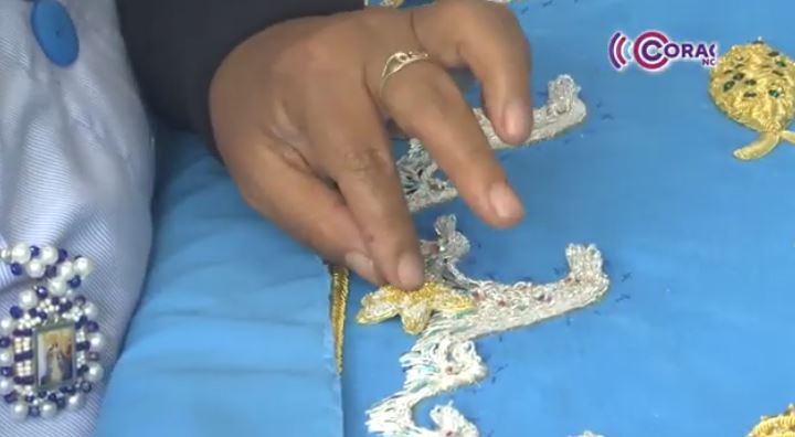 Vestido de la “Virgen de la Caridad” está en su etapa final