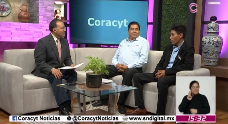 En el estudio de Coracyt Noticias, estuvieron como invitados el director de Casa de Artesanías