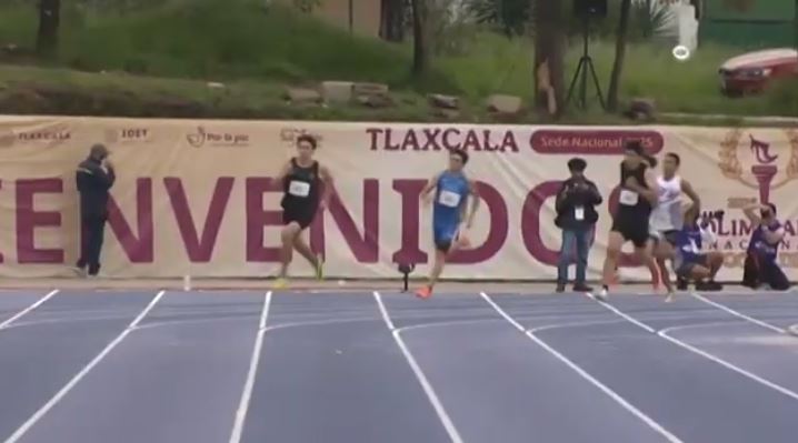 Rompió Esteban Avena récord nacional en los 400 metros de la categoría Sub 18