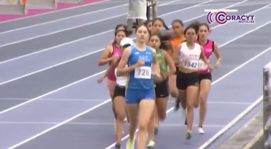 Obtuvo Sofía Peña medalla de oro en los 3 mil metros steeplechase