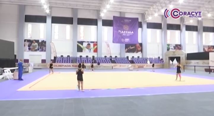 Avanza montaje del escenario para la gimnasia rítmica de la  Olimpiada Nacional 2025