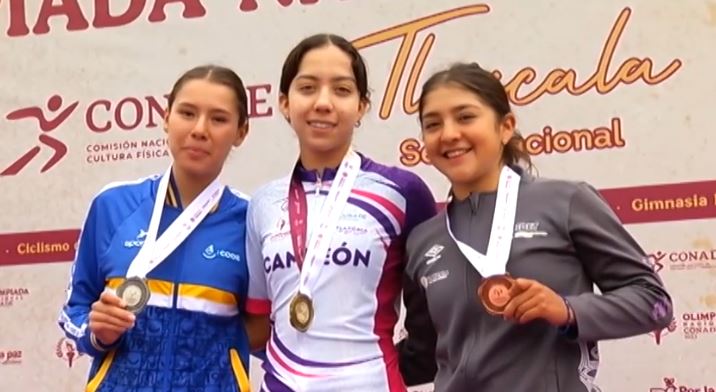 Logró Natalia Pineda Soto medalla de bronce para Tlaxcala