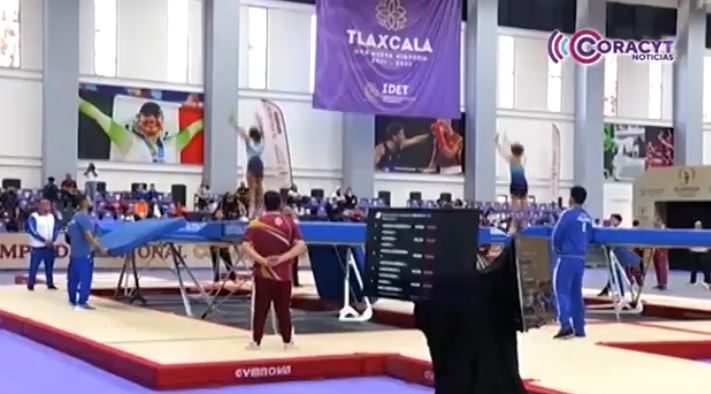 Destacó Tlaxcala en Gimnasia de Trampolín en la Olimpia Nacional 2025