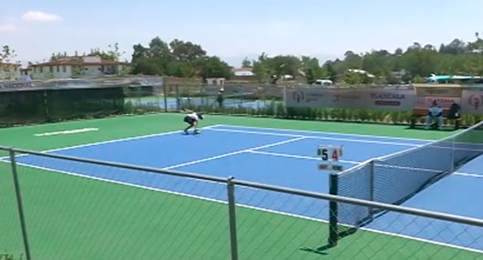 Tenistas destacaron la excelente condición de las canchas para las competencias