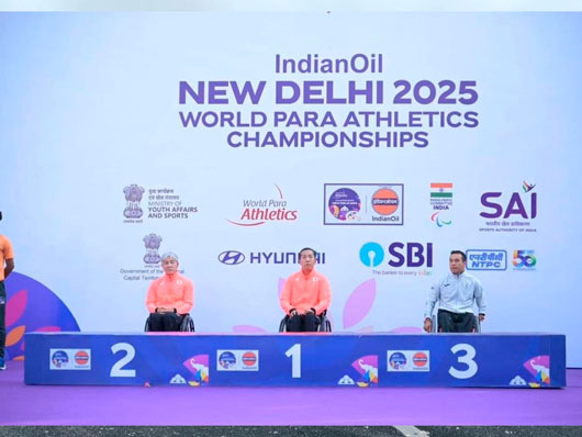 Conquista Leonardo de Jesús bronce en el mundial de para atletismo en nueva Delhi, India