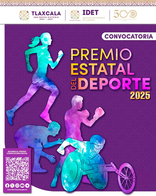 Lanza IDET convocatoria para el premio estatal del deporte 2025