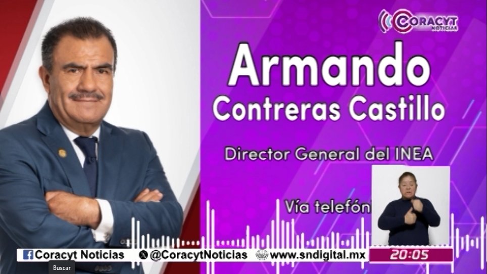 Entrevista con Armando Contreras Castillo, director general del INEA