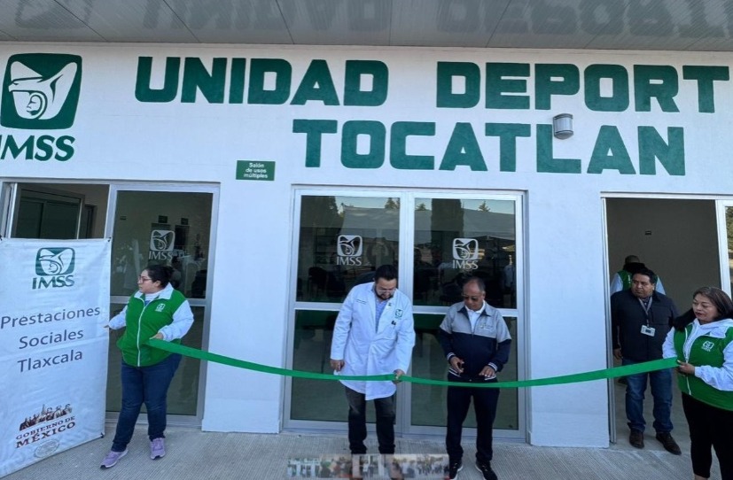 Inauguró IMSS Tlaxcala Unidad Deportiva de Tocatlán