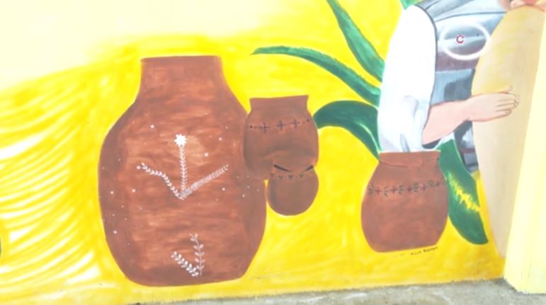 Inauguraron un mural elaborado por personas con discapacidad en Tlaxco