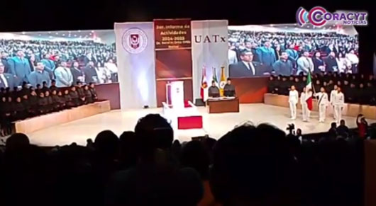 Presentó el Rector Serafín Ortiz Ortiz su Tercer Informe de Actividades