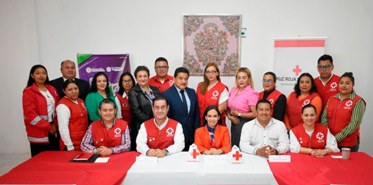 Cecyte-Emsad dona más de 161 mil pesos a la cruz roja Tlaxcala