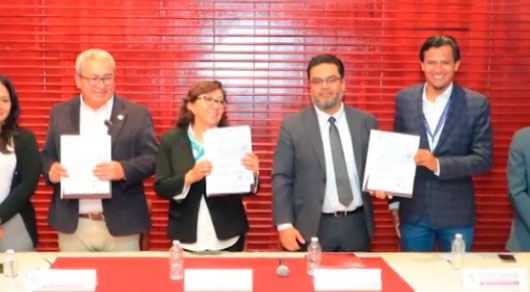 Firmaron convenio de colaboración Universidad Autónoma de Tlaxcala y Secretaría de Educación Pública de Tlaxcala para atender necesidades educativas específicas en casa