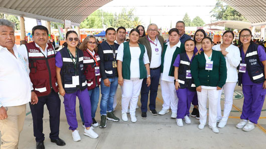 Comunidad educativa de Tlaxcala promueve hábitos alimenticios sanos, como parte del programa “Vive Saludable, Vive Feliz”