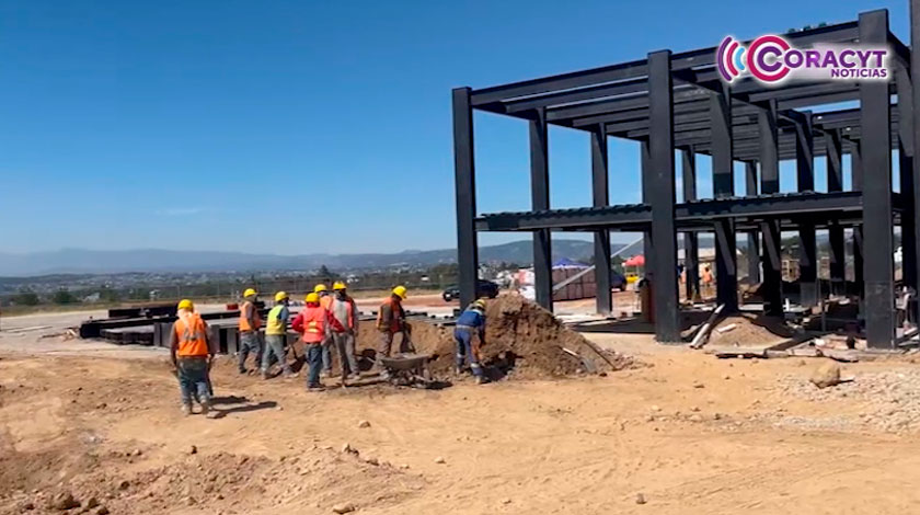 Construcción de la Universidad “Rosario Castellanos” registra 72% de avance
