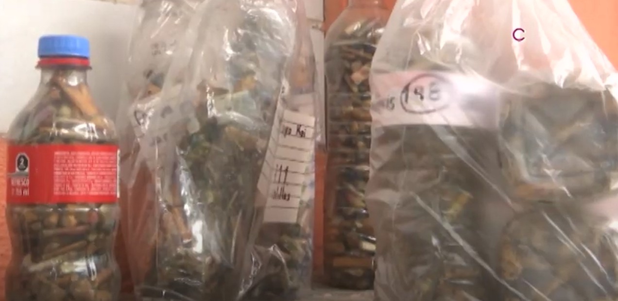 Estudiantes del Cobat Plantel 13 Papalotla recolectaron más de 15 mil colillas