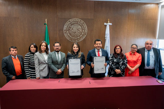 Firman convenio de colaboración para implementar este modelo de justicia para la resolución de conflictos con sus beneficiarios