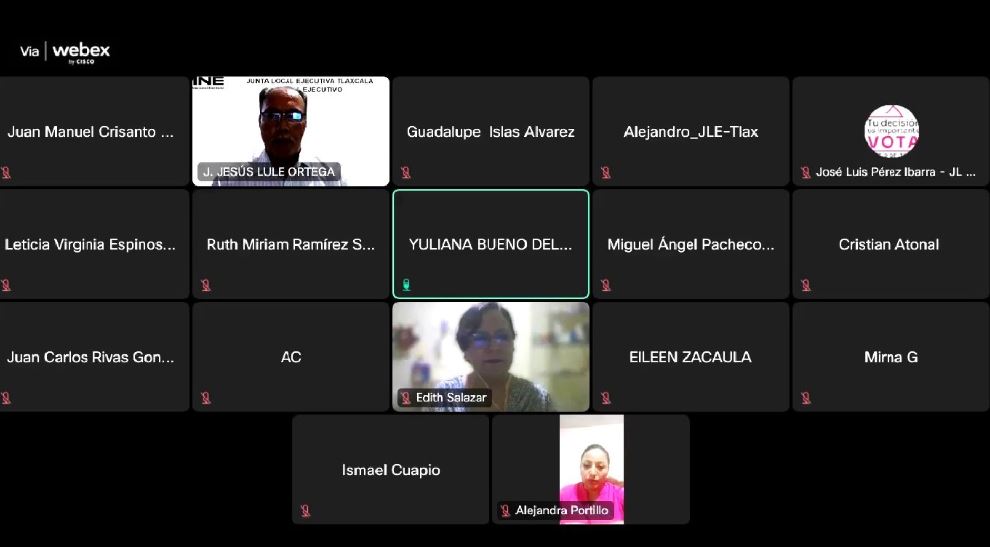 Concluyeron consejos distritales del INE Tlaxcala cómputos de seis elecciones del Poder Judicial de la federación 2024-2025