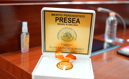 Entrega LXV Legislatura el Premio “Miguel N. Lira” al periodista Juan Luis Cruz Pérez
