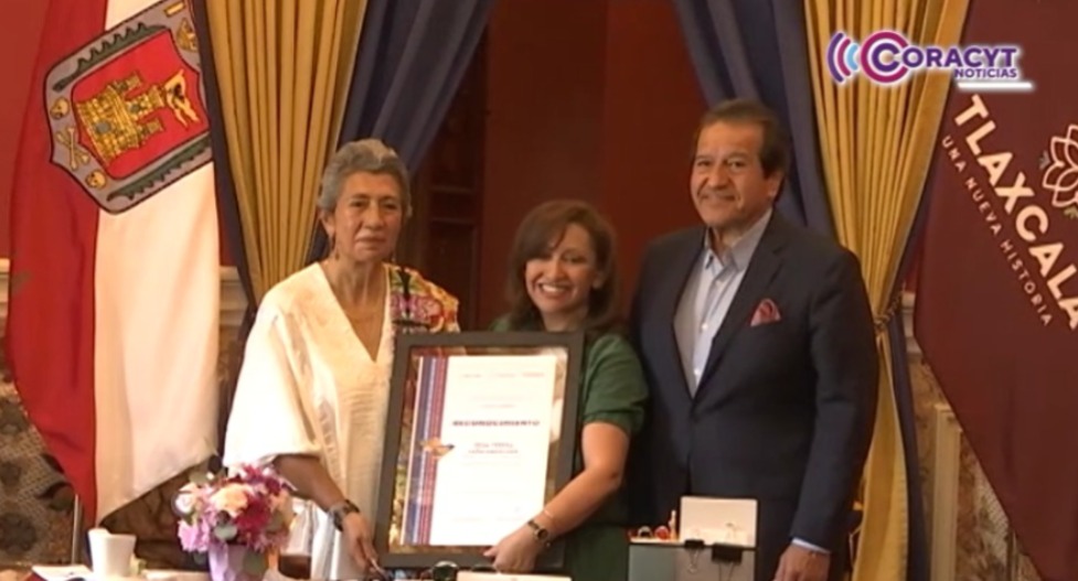 Reconoce gobierno estatal a Teresa León, migrante tlaxcalteca residente en Suiza