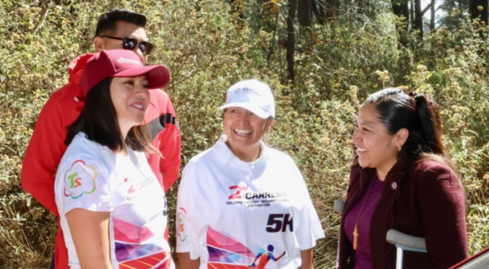 Participó Subsecretaria de Educación Básica de la SEP en la carrera encabezada por alumnos en Zitlaltepec