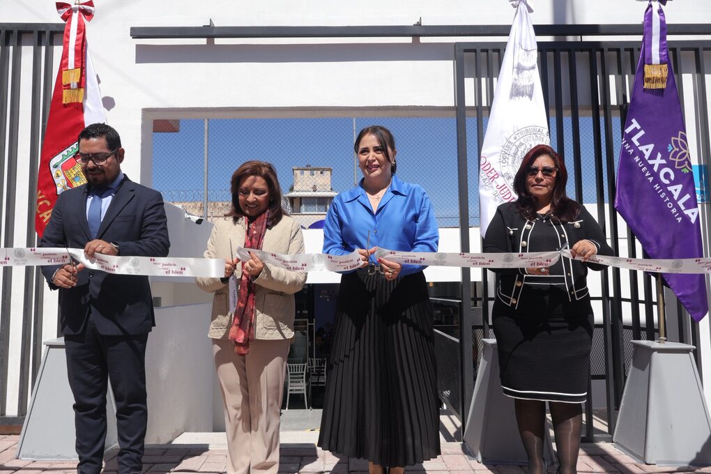 Inauguró gobernadora Lorena Cuéllar tres Salas de Oralidad en Tlaxcala