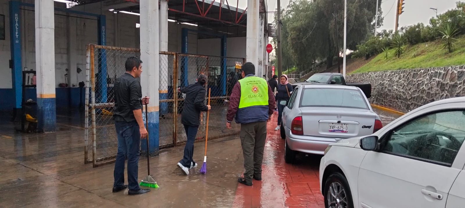 Atendió CEPC afectaciones por lluvia en Tlaxcala