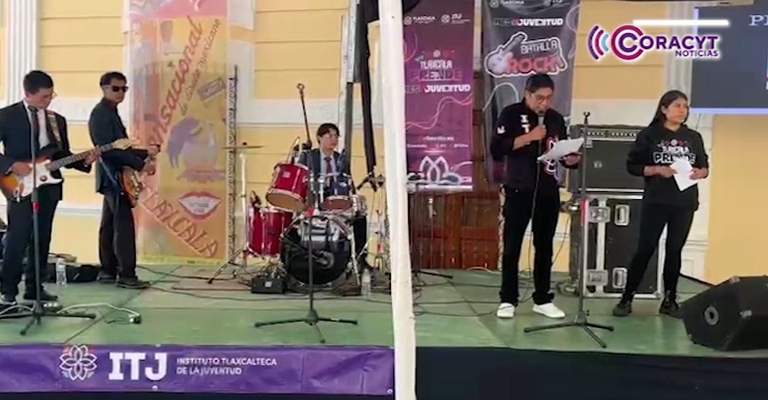 Realizó Instituto Tlaxcalteca de la Juventud la tercera edición de la “Batalla de Rock”