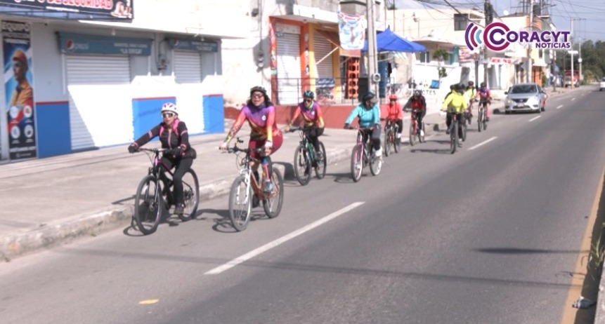 Mujeres ciclistas alzan la voz en la 5ª Rodada Nacional de Morras para Morras