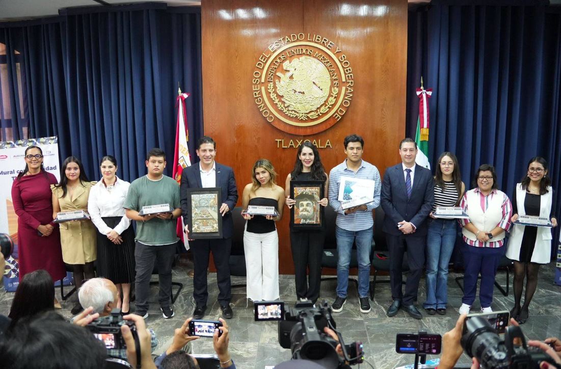 Premiaron a ganadores del concurso “Mural con Identidad Tlaxcalteca 2025”