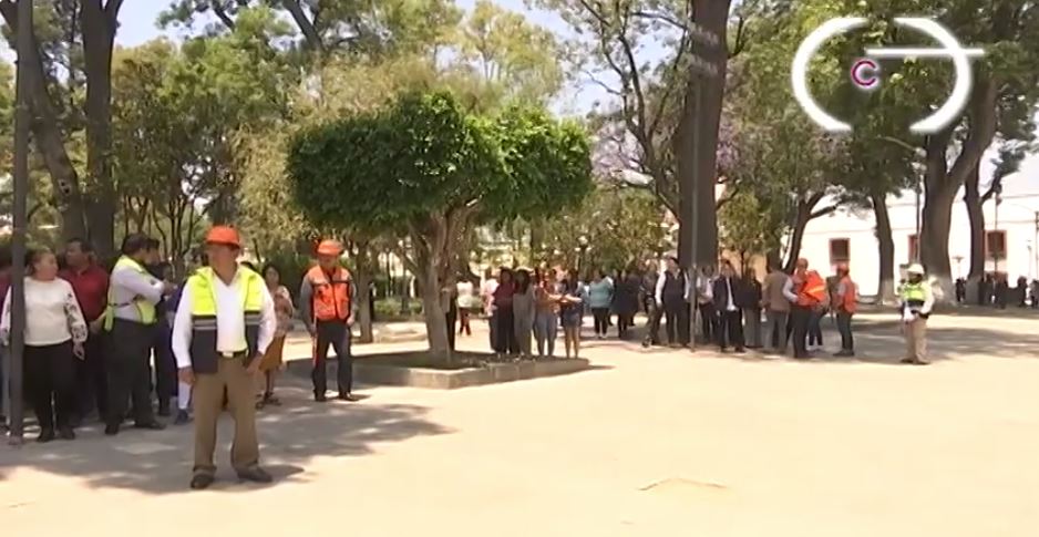 Convocan a tlaxcaltecas a participar en el Simulacro Nacional 2025 