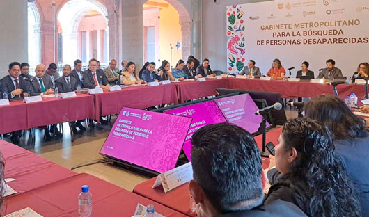 Tlaxcala participa en el Gabinete Metropolitano de búsqueda de personas desaparecidas en la CDMX