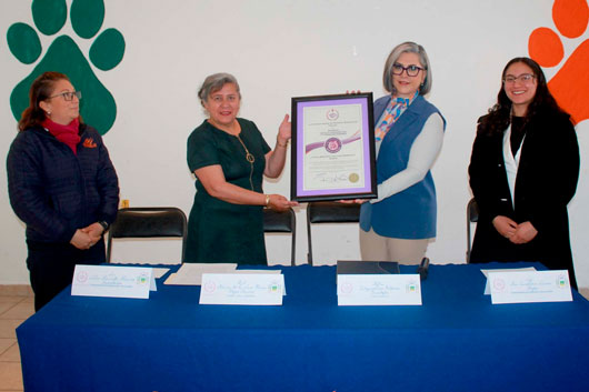 Entregó CEDHT el distintivo “Escuela comprometida con los derechos humanos” al Cejulu