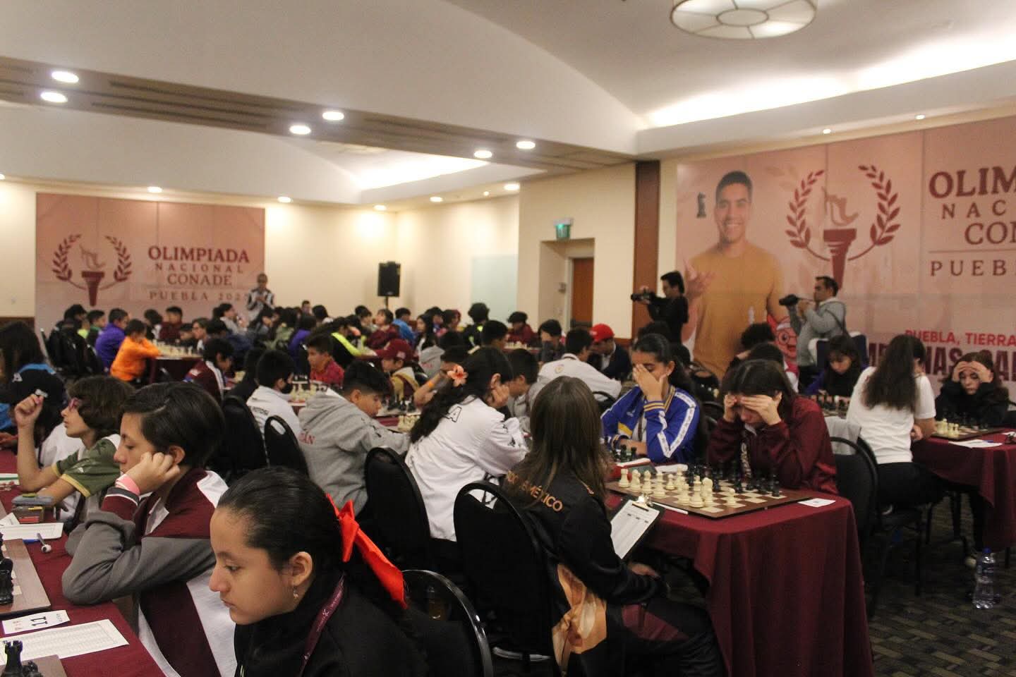 Tlaxcala inicia su participación en ajedrez dentro de la Olimpiada Nacional Conade 2025