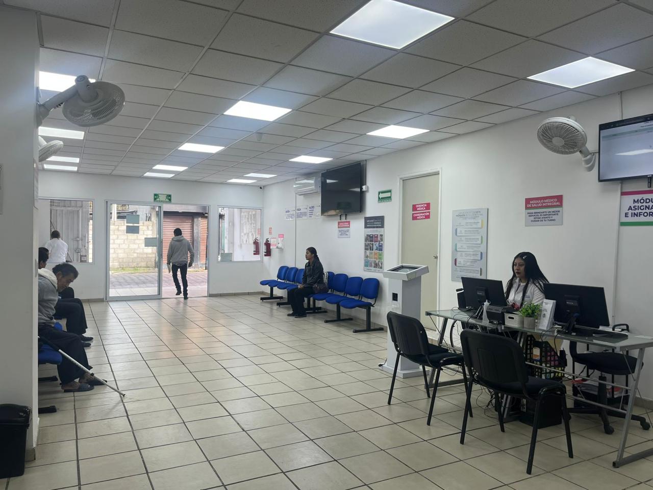 Restablecen servicio en matriz de Módulo Médico tras intensas lluvias