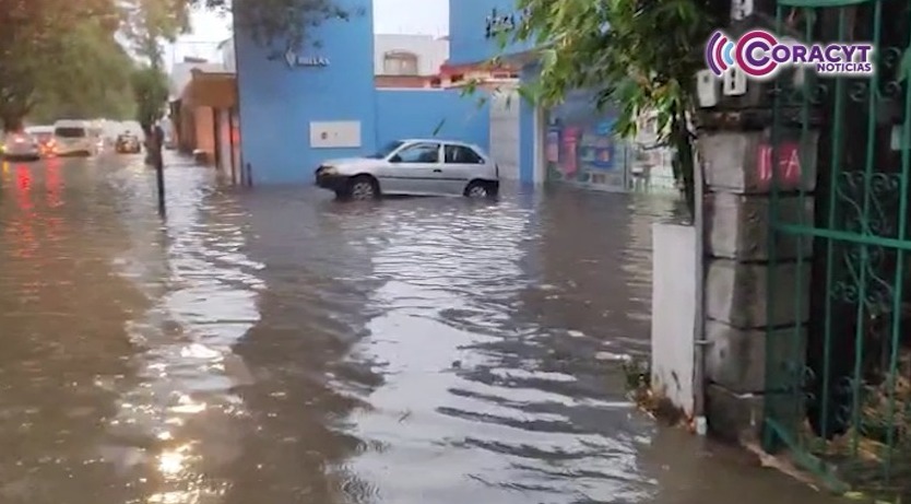 Lluvia acompañada de granizo provocó afectaciones menores en distintos municipios de Tlaxcala