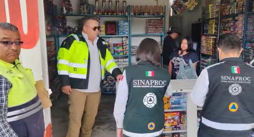 Supervisan autoridades establecimientos de venta y fabricación de pirotecnia en #Sanctórum