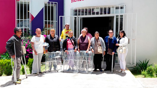 Continúa secretaría de bienestar Tlaxcala con entrega de ayudas funcionales a personas en situación de vulnerabilidad