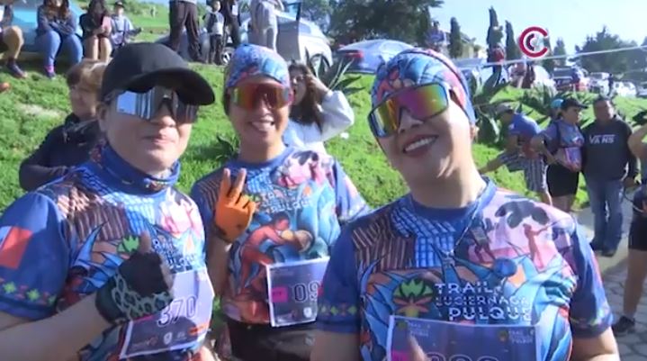 Más de 800 personas participaron en el “Trail de la Luciérnaga y el Pulque” 